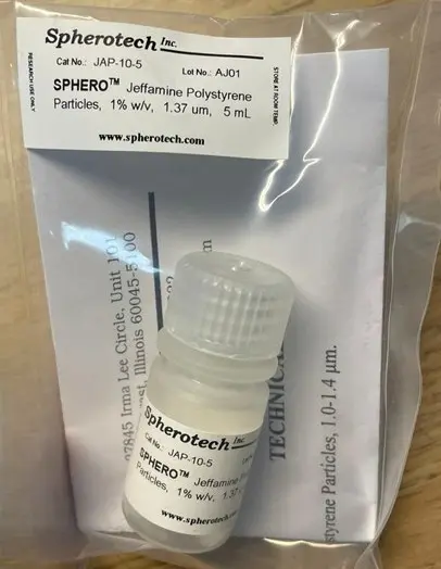 [JAP-10-5] Jeffamine Polystyrene Particles, 1% w/v, 1.0-1.4Âµm, 5 mL   